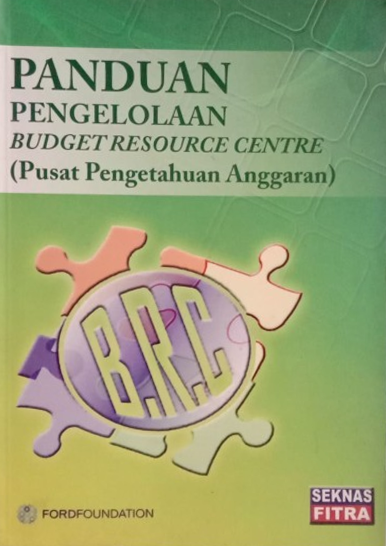 panduan pengelolaan “budget resource centre” pusat pengetahuaan anggaran